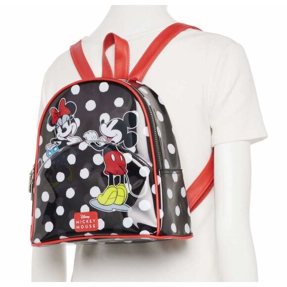 Disney\'s Mickey & Minnie Mouse Polka Dot Mini Backpack cute!